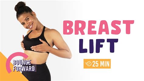 No Surgery Breast Lift Workout For Perkier Boobs Bounce Forward Lift Your Boobs Youtube
