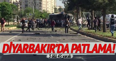 Bu haber ilk olarak 11 nisan 2017 tarihinde saat. Diyarbakır'da patlama! - Son Dakika Haberler