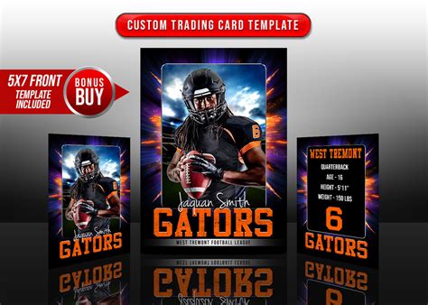 The sports card market is booming, and a new class of entrepreneurs are finding new ways to get involved. Custom Sports Trading Cards and 5x7 Template - Explode