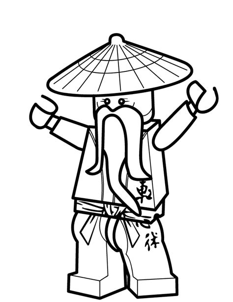 Coloriage de ninja japonais à colorier, imprimer o télécharger. Coloriage et dessin de Ninjago à imprimer