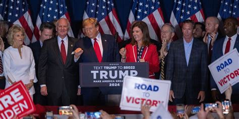 Donald Trump Wins South Carolina Republican Primary Wsj