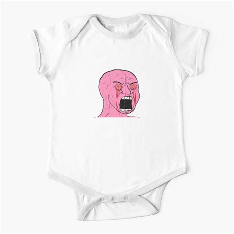 Wojak Bleeding Eyes Baby One Piece For Sale By Iindra46 Redbubble