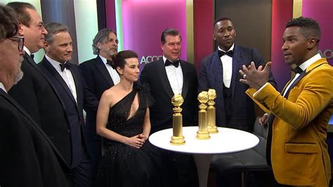 mahershala ali and green book director and producers celebrate their golden globes win talk