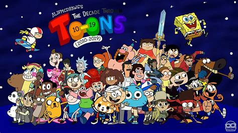 The Decade Through Toons 2010 2019 By Hafizhiskandar On Deviantart