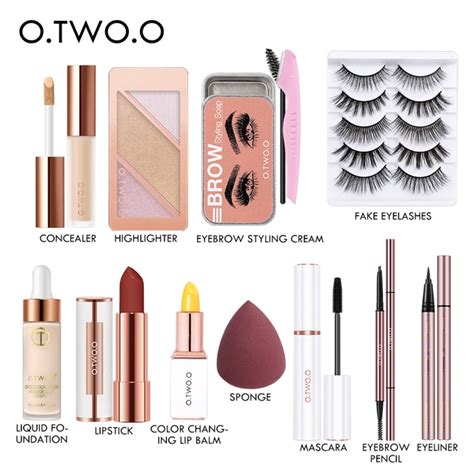 Otwoo 11pcsset Full Makeup Kit Include Eye Shadow Blusher Concealer