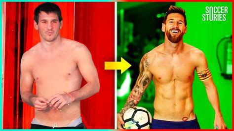 Leo Messi S Crazy Physical Transformation Over The Years Youtube