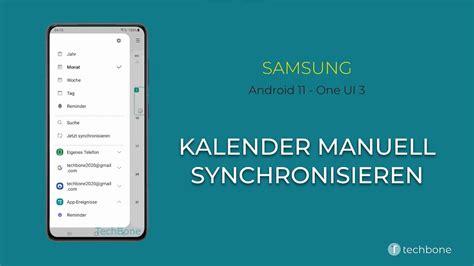 Kalender Synchronisieren Samsung Kalender Android 11 One Ui 3