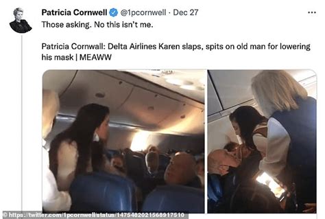 Novelist Patricia Cornwell Takes To Twitter To Say She Is NOT Delta