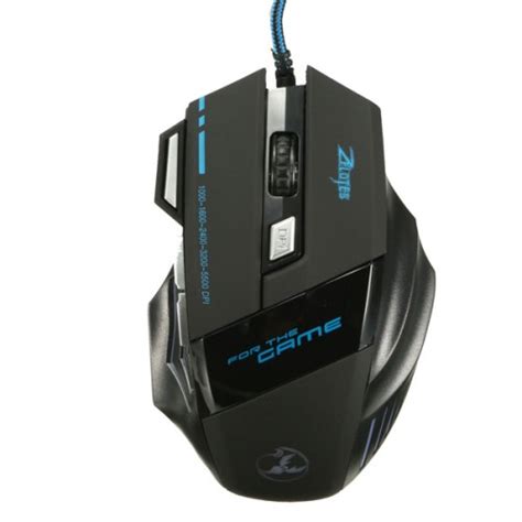 Original Zelotes 5500 Dpi 7 Button Led Optical Usb Wired Gaming Mouse