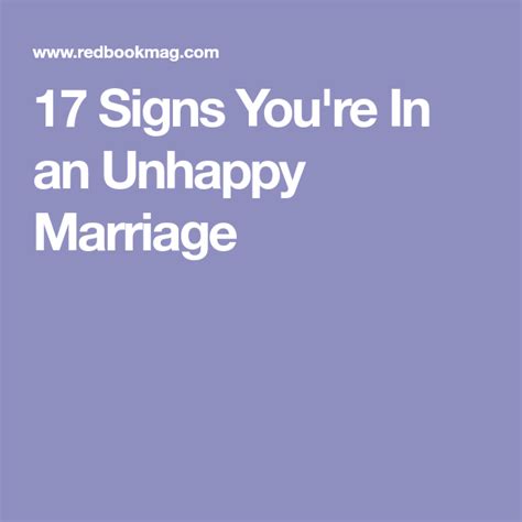 17 Signs You Re In An Unhappy Marriage Unhappy Marriage Marriage Unhappy