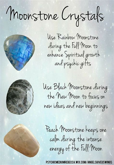 Different Types Of Moonstone Moonstone Crystal Gemstone Healing