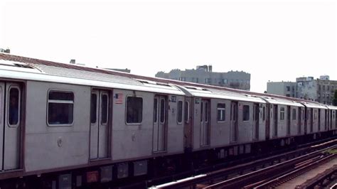 Mta New York City Subway R142 Trains Arriving And Departing Bedford