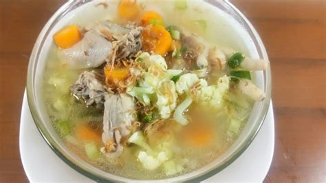 Resep Sop Ayam Yang Enak Youtube