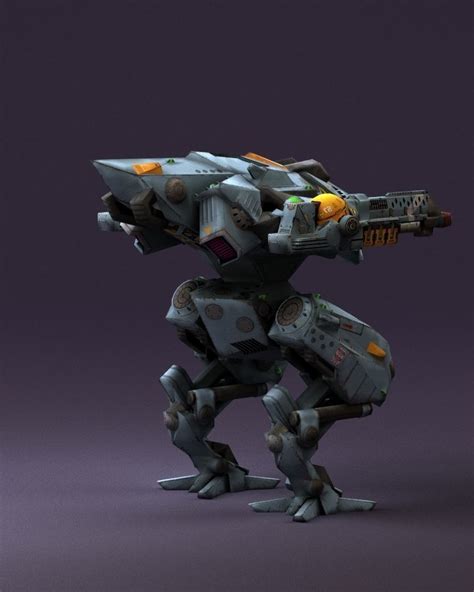 Warmachine From The Future 0961 3D Model CGTrader