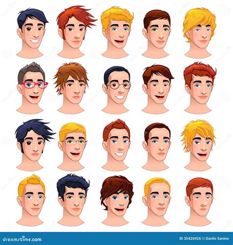 Avatar Men Stock Vector Illustration Of Vector Head 35426926