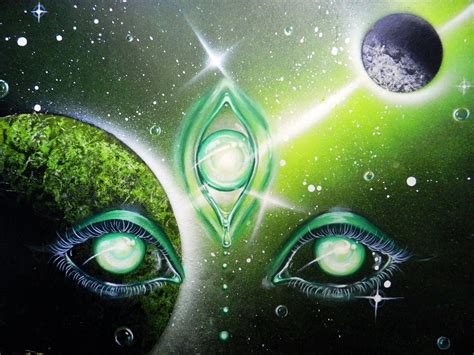 Cosmic Collaboration Mystic Psychedelic Art Print Etsy New Zealand