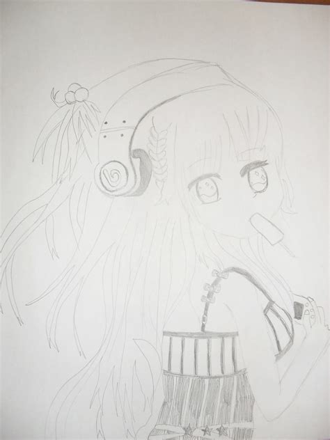 A Girl Listening To Music By Cutie80693 On Deviantart