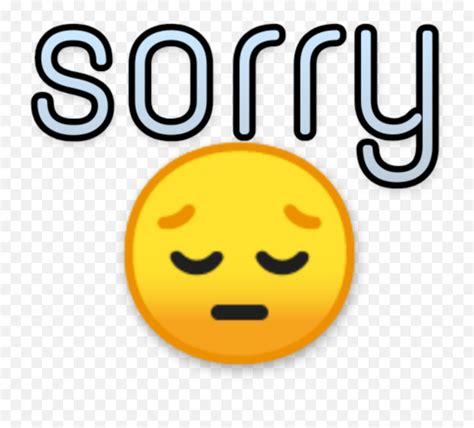 Sorry Sadness Smiley Emojisorry Emoticon Free Transparent Emoji