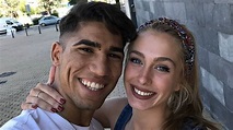 Achraf recibe esta felicitación de su novia por su primer gol con el ...