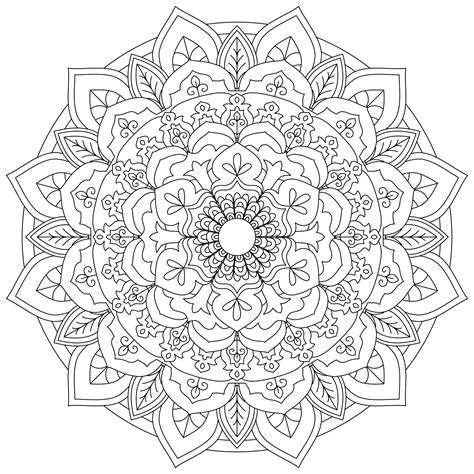 Mandala coloring Book free download