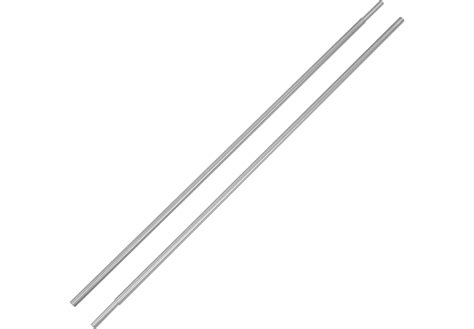 Campz Aluminium Tent Pole With 85mm Sleeve Set Of 2 Silver Addnature