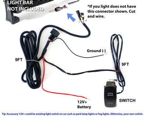 So even if you forgot to turn off the switch the led bar will turn off along with. Universal Wiring Relay Harness Switch for 120W 180W 240W ...