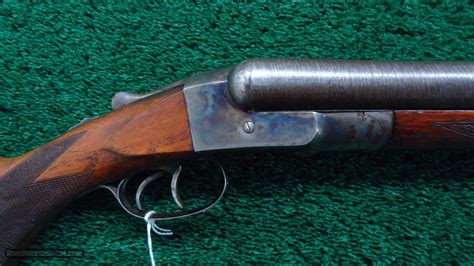 Hopkins And Allen Sxs Hammerless 12 Gauge Shotgun For Sale