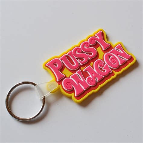Pussy Wagon Rubber Keyholder