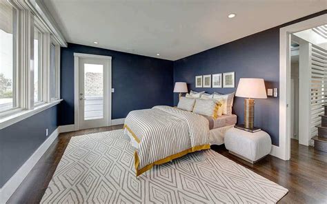 Grey And Navy Blue Bedroom Ideas Crafted Beds Ltd
