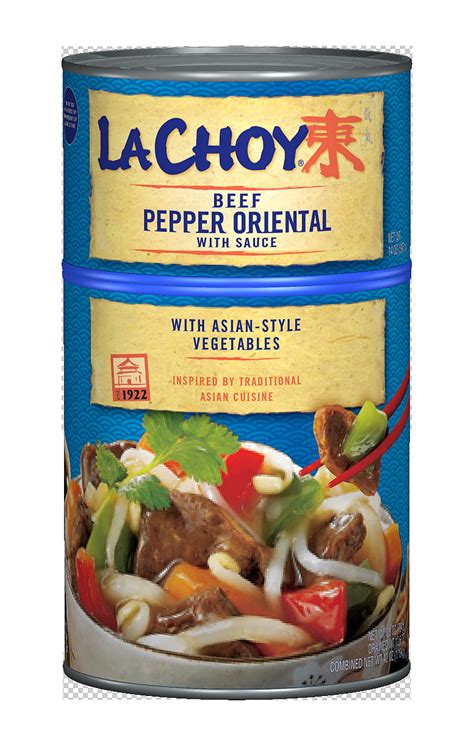 La Choy Beef Pepper Oriental Beef And Vegetables In Sauce 42 Oz Can