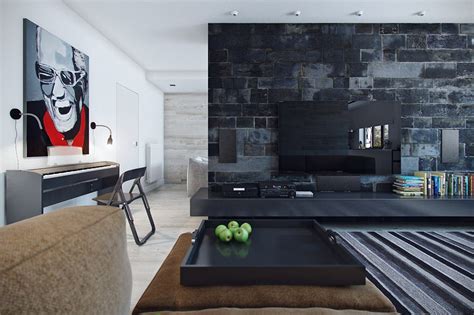 Contoh desain pagar rumah batu alam terbaru 2019. 11 Kreasi Desain Keramik Batu Alam untuk Interior Rumah