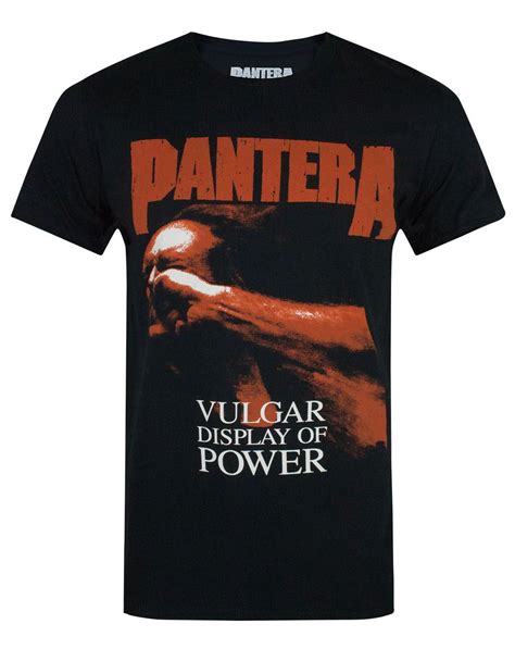 Pantera Red Vulgar Mens T Shirt — Vanilla Underground