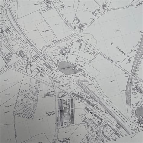 Vintage Ordnance Survey Map Banbridgeseapatrick On The Square Emporium