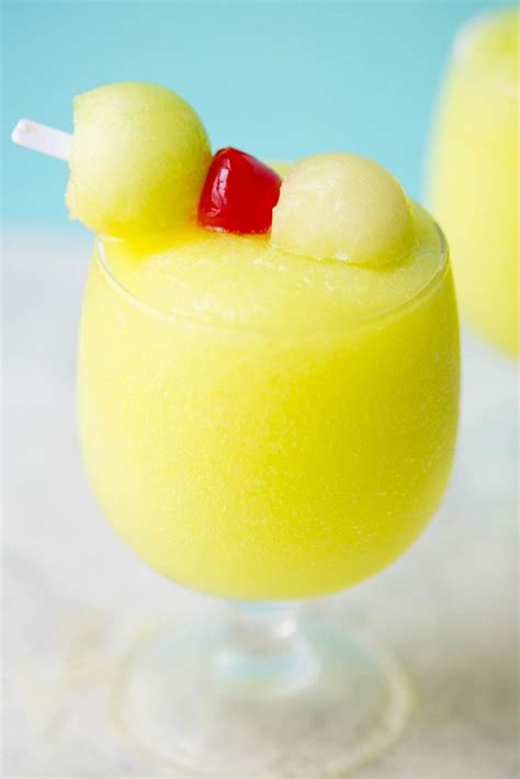 Spiked Melon Ball Slushies A Frozen Twist On The Classic Melon Ball