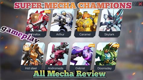 Super Mecha Champions All Mecha Review Battle Royale New From Netease