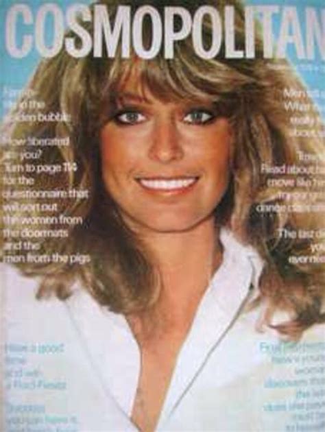 Farrah Fawcett Covers Cosmopolitan Magazine Uk September 1978 Dergi