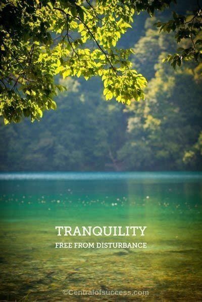 100 Motivational Quotes On Tranquility