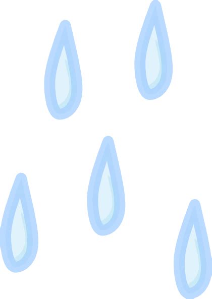 Raindrops Clip Art At Clker Com Vector Clip Art Online Royalty Free