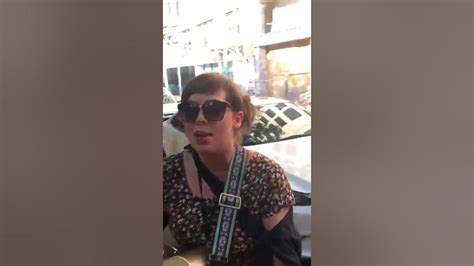 crazy female street performer singing an epic song about sucking dick youtube