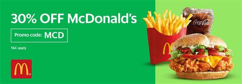 Mcdonald's is offering a sausage mcmuffin with egg, mcchicken or cheeseburger for free to new email subscribers!more. GrabFood 30% Off Promo Code