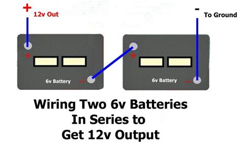 How To Wire Two Batteries In Series To Double Output Voltage