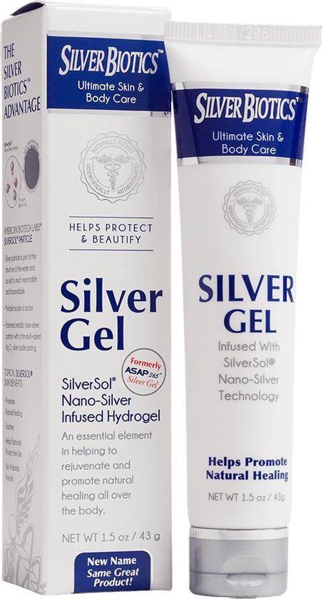 Colloidaal Zilver Creme Colloidal Silver Silver Gel Silver Bol