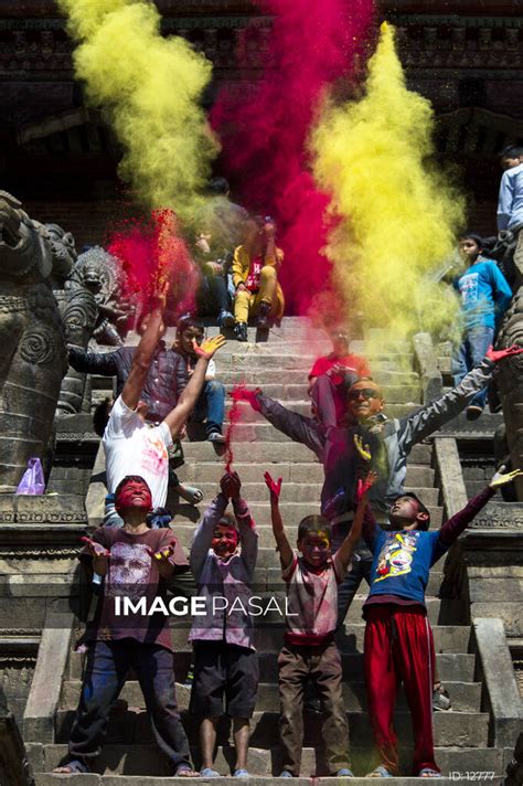 Holi Festivals In Nepal Buy Images Of Nepal Stock Photography Nepal