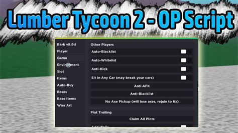 Lumber Tycoon 2 Op Script Youtube
