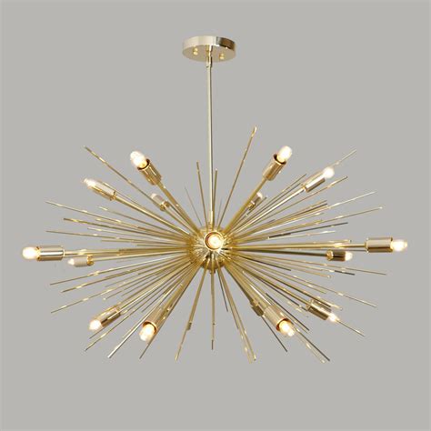 Mid Century Modern Sputnik Chandelier Id Lights