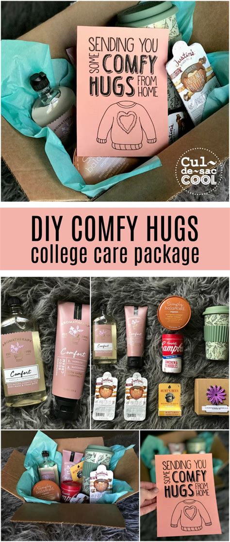 Diy Comfy Hugs College Care Package With Free Printable
