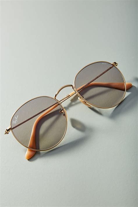 Ray Ban Round Evolve Sunglasses Anthropologie