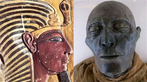 The Years Old Mummified Face Of Pharaoh Seti I Of Ancient Egypt
