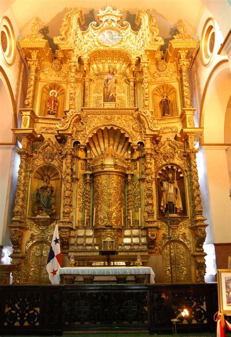 Altar De Oro Iglesia San Jose Panama Home Decor Decor Fireplace