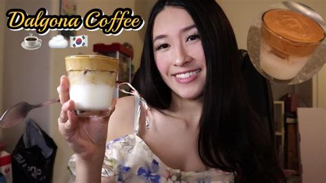 How To Make Dalgona Korean Coffee Easy Recipe Youtube